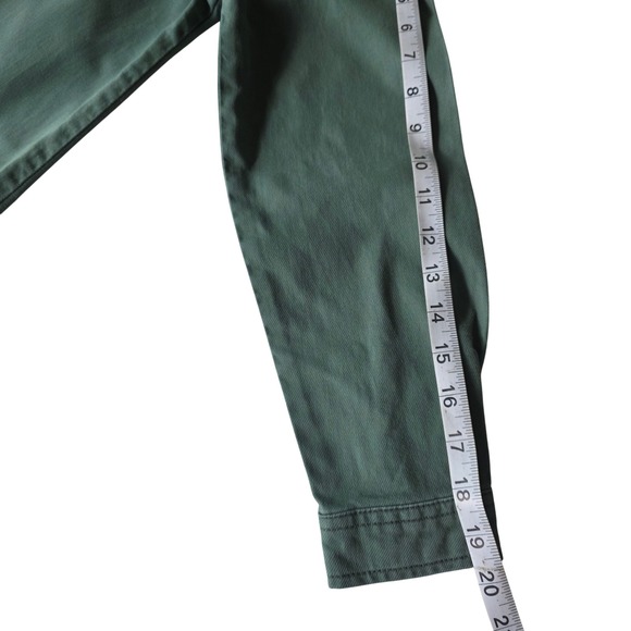 Vertbaudet Kids Green Denim Button Front Shirt Dress Size 14 Years - Picture 6 of 8